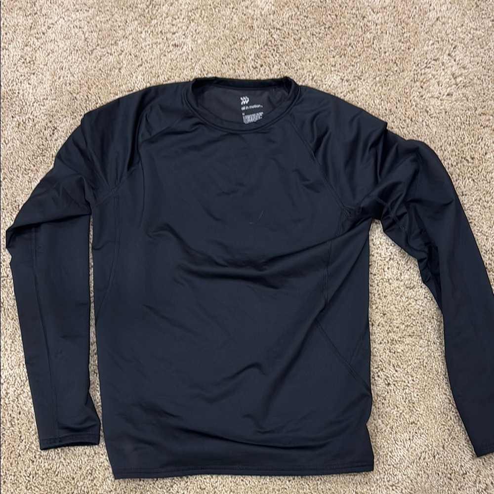 All in Motion Black Long Sleeve Tee